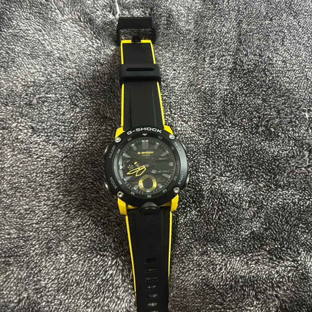 G-Shock Dual-Tone Black and Yellow Watch